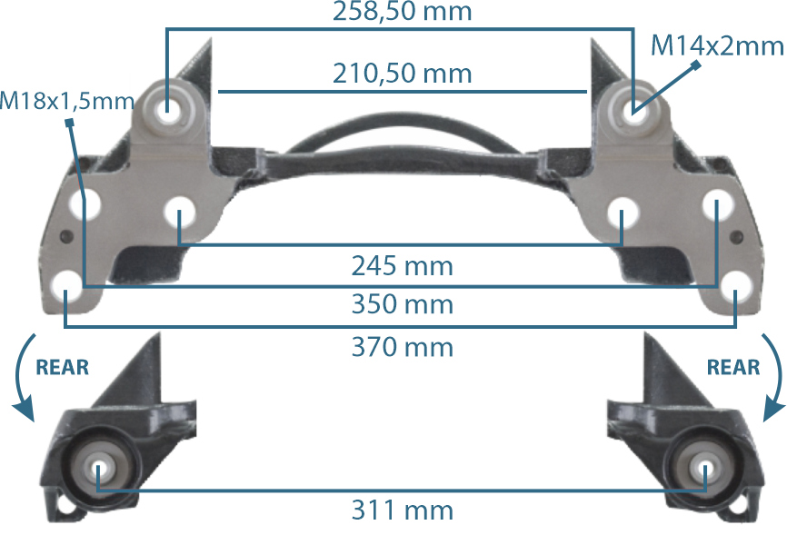 Caliper Carrier Modul X