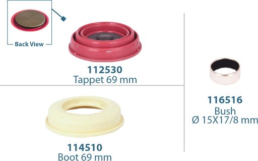 [111180] Caliper Tappet Kit 69 mm