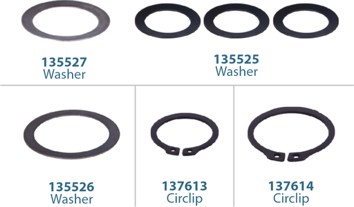 [133096] Caliper Mechanism Washer Kit