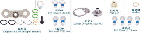 [122345] Caliper Mechanism Repair Kit (Left) 