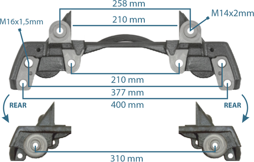 [144136] Caliper Carrier GIGANT Axle